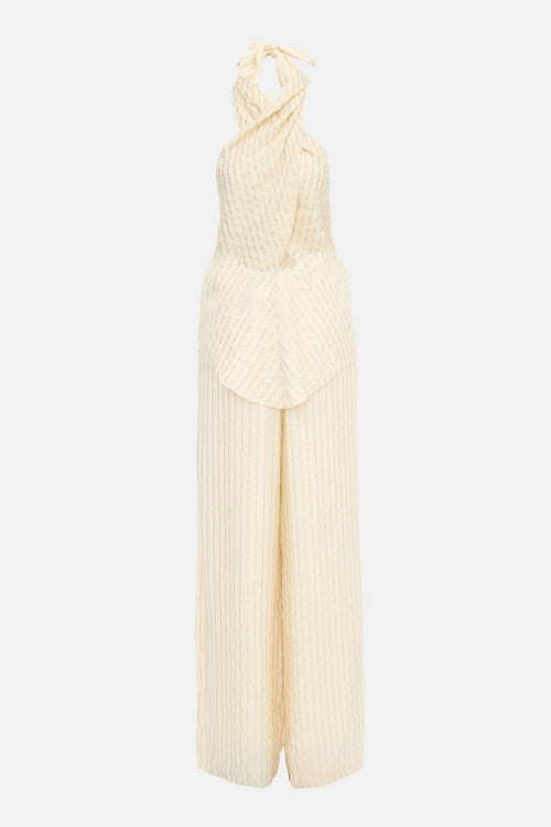 Johanna Ortiz Silk Jacquard Stripe Co-Ord Set