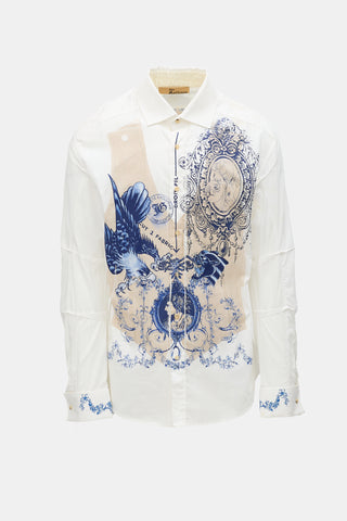 John Galliano Graphic Tailored Shirt