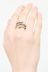 John Hardy Sterling Silver & 18K Yellow Gold Wrap Ring