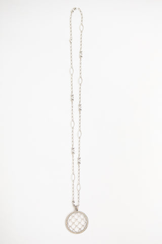 John Hardy Sterling Silver Naga Scale Pendant Necklace