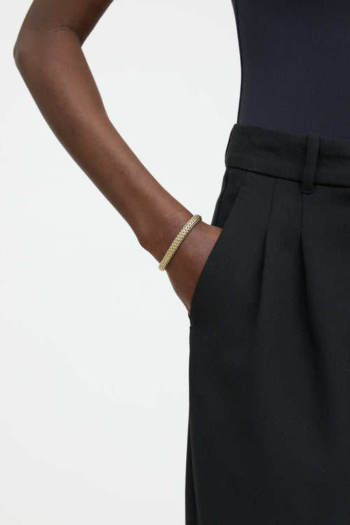 Sterling Silver 18K Yellow Gold Icon Bracelet