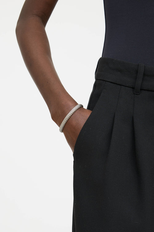 Sterling Silver 18K Yellow Gold Icon Bracelet