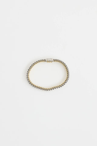 John Hardy Sterling Silver 18K Yellow Gold Icon Bracelet