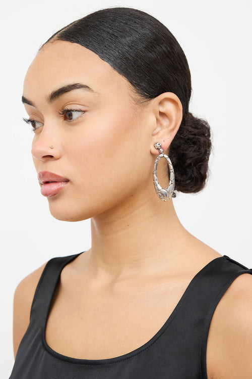 John Hardy Sterling Silver Kali Drop Earrings