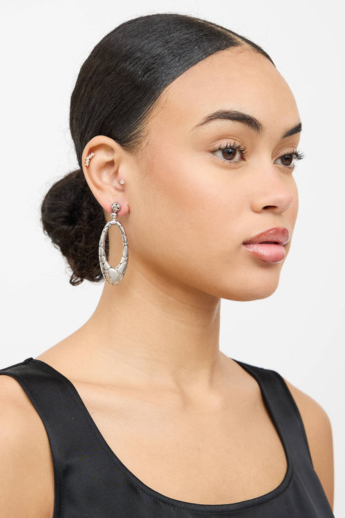 John Hardy Sterling Silver Kali Drop Earrings