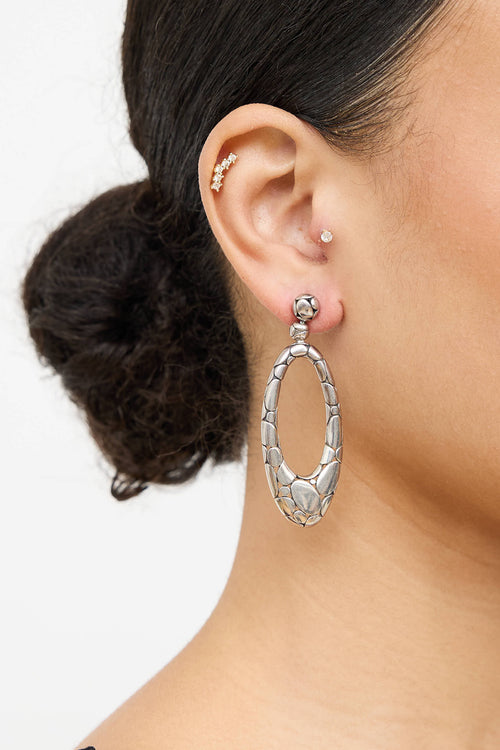 John Hardy Sterling Silver Kali Drop Earrings