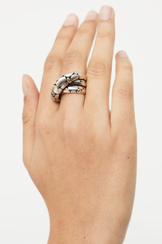 John Hardy Sterling Silver Kali Twist Ring