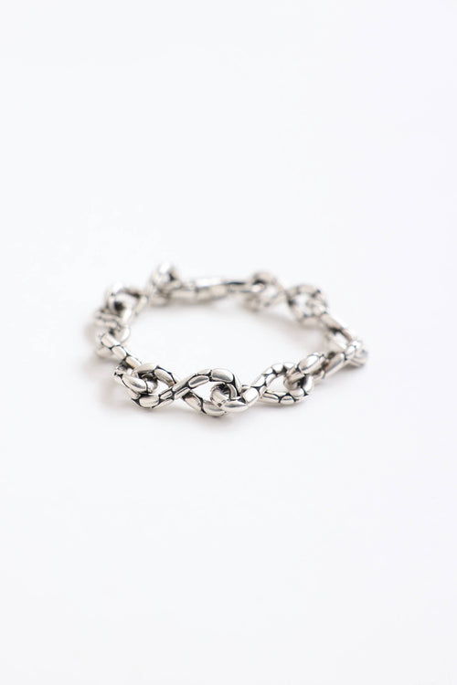 John Hardy Sterling Silver Kali Twist Link Pebble Bracelet