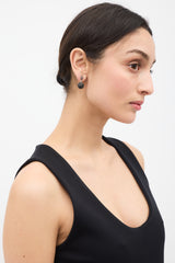 John Hardy Sterling Silver & Black Onyx Dangle Earrings