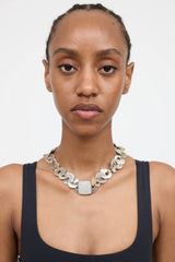 John Hardy Sterling Silver Kali Lava Necklace