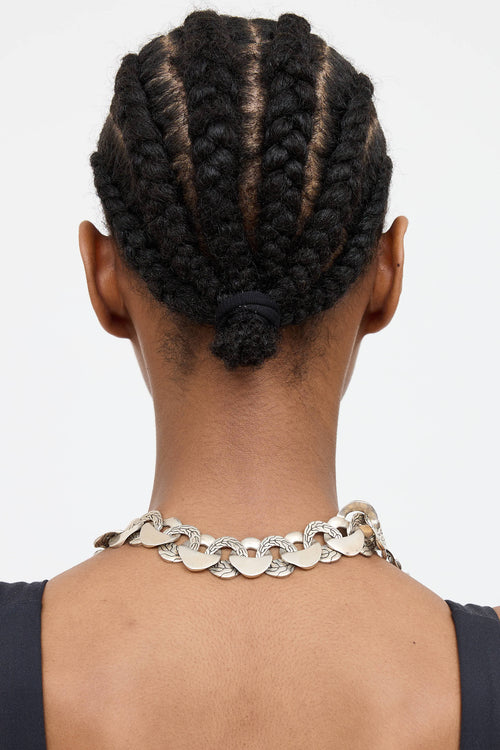 John Hardy Sterling Silver Kali Lava Necklace