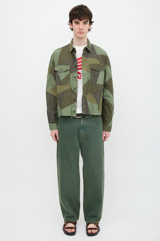 John Elliott Patchwork Shirt