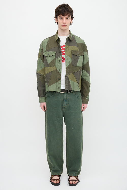 John Elliott Patchwork Shirt