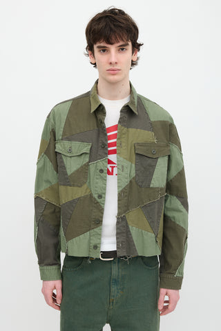 John Elliott Patchwork Shirt