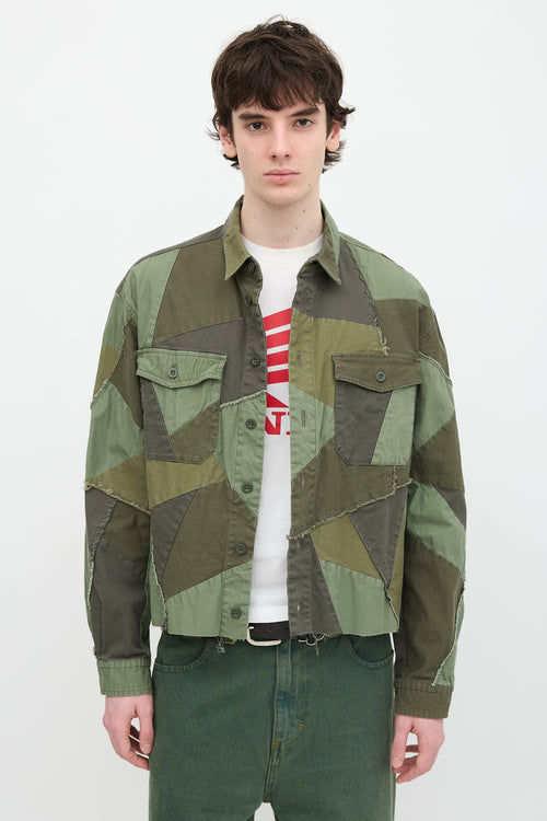John Elliott Patchwork Shirt