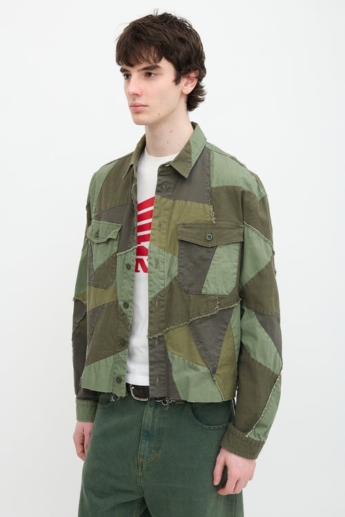 John Elliott Patchwork Shirt