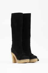 John Galliano Suede Tassel Boot