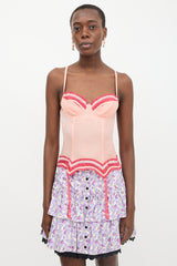John Galliano 1990s Silk Corset Top