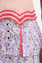 John Galliano 1990s Silk Corset Top