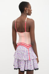 John Galliano 1990s Silk Corset Top