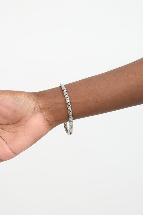 John Hardy Sterling Silver & Sapphire Icon Bracelet