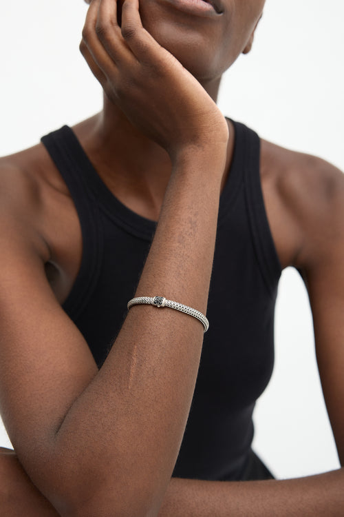 John Hardy Sterling Silver & Sapphire Icon Bracelet