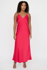 Joie Satin Textured Slip Dress