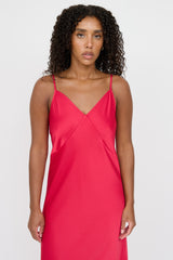 Joie Satin Textured Slip Dress