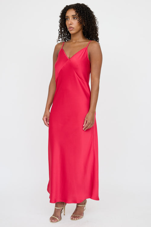 Joie Satin Textured Slip Dress