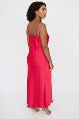 Joie Satin Textured Slip Dress