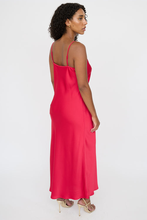 Joie Satin Textured Slip Dress
