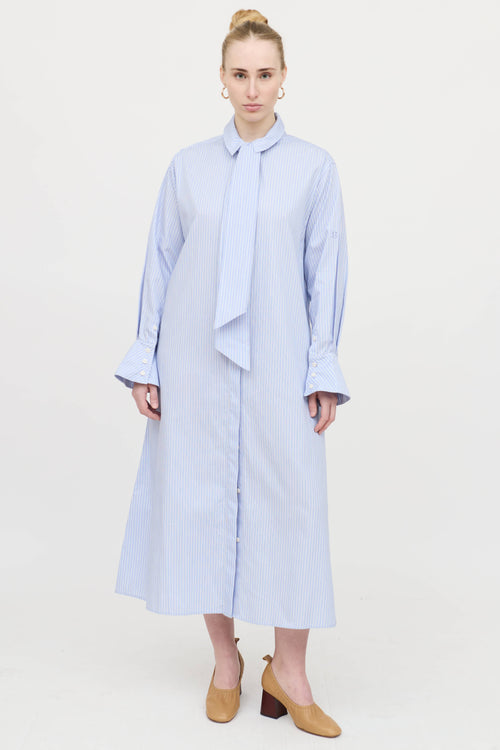 Simkhai Striped Button Up Dress