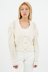 Jonathan Simkhai // Cream Knit Sleeveless Sweater – VSP Consignment