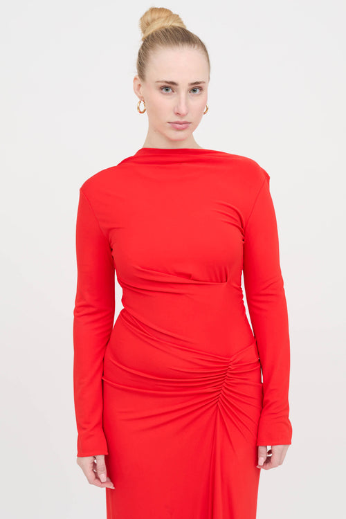 Ruched Maxi Dress
