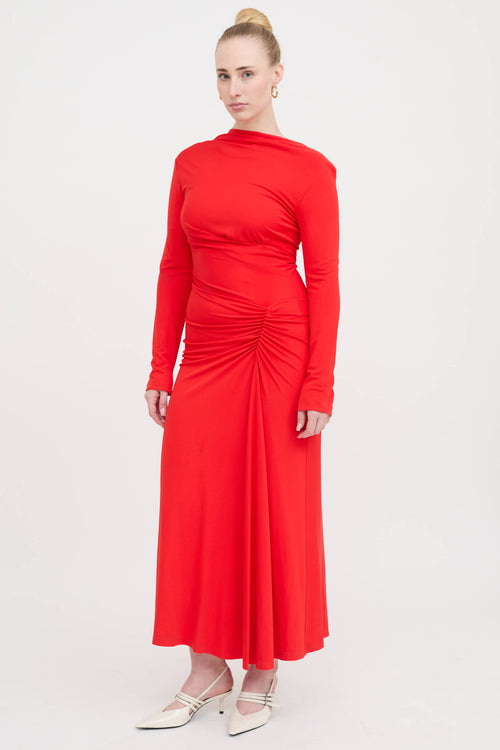 Ruched Maxi Dress