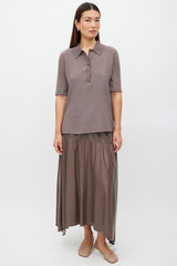 Joseph Brown Silk Polo