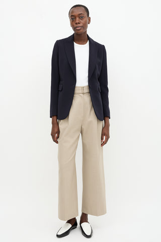Joseph Crepe Single Button Blazer