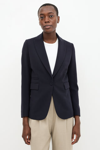 Joseph Crepe Single Button Blazer