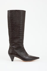 Joseph Embossed Leather Boot