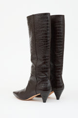 Joseph Embossed Leather Boot