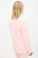 Joseph Pink Double Breasted Two Piece Suit