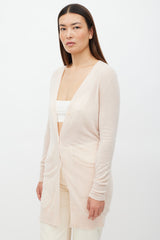 Joseph Pink Knit Cardigan