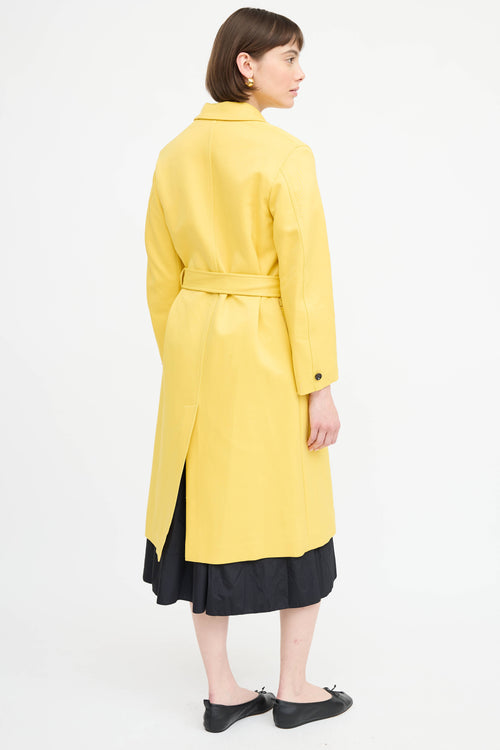 Joseph Belted Button Up Coat