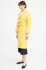 Joseph Belted Button Up Coat