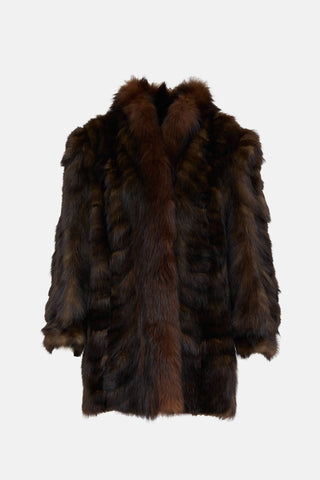 VSP ArchivePanelled Fur Coat
