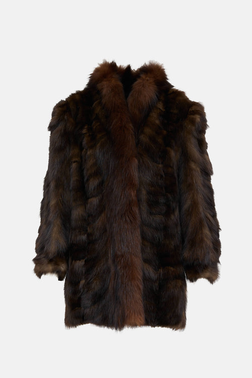 VSP ArchivePanelled Fur Coat