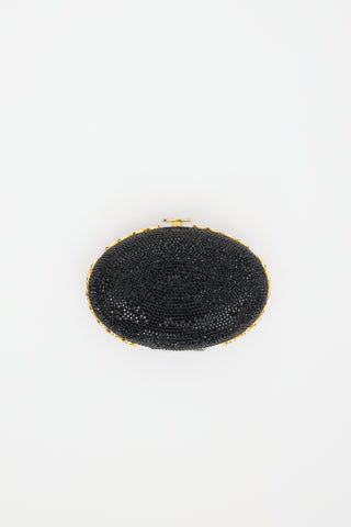 Judith Leiber Embellished Minaudière Clutch Bag