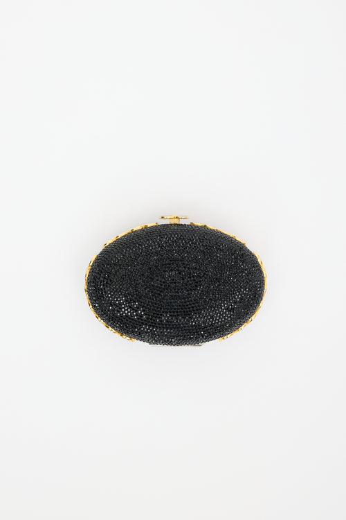 Judith Leiber Embellished Minaudière Clutch Bag
