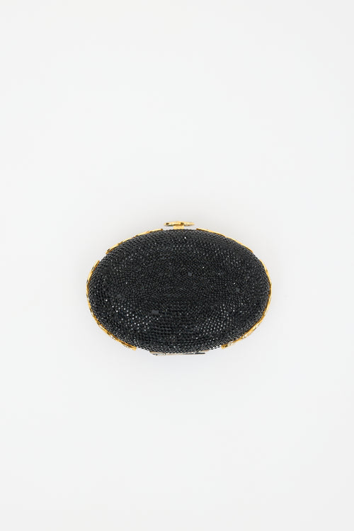 Judith Leiber Embellished Minaudière Clutch Bag