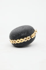 Judith Leiber Embellished Minaudière Clutch Bag